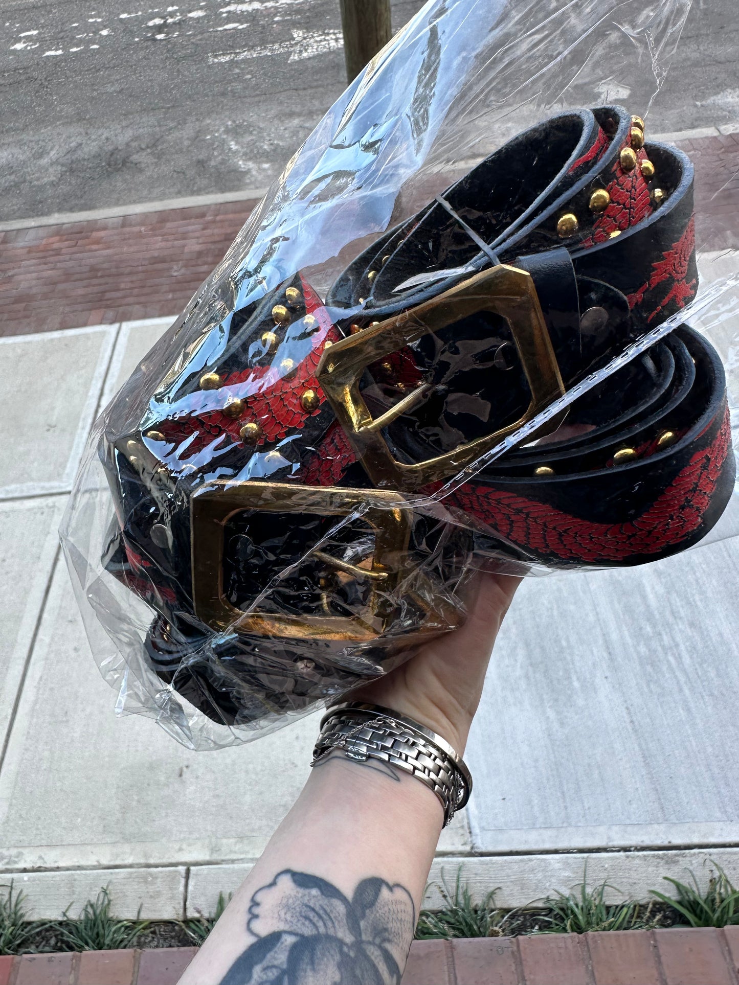 Studded Dragon Belt - SAMPLE